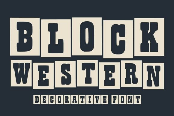 Block Western: How to Use This Bold Typeface for Authentic, High-Impact Designs