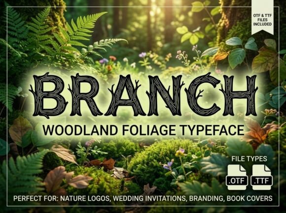 Branch: Bring Forest Magic to Your Typography