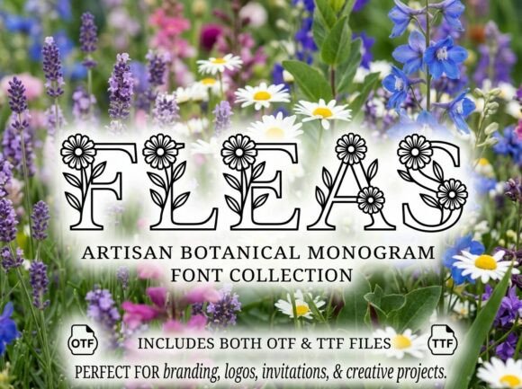 Cultivate a Garden of Creativity with the Fleas Font