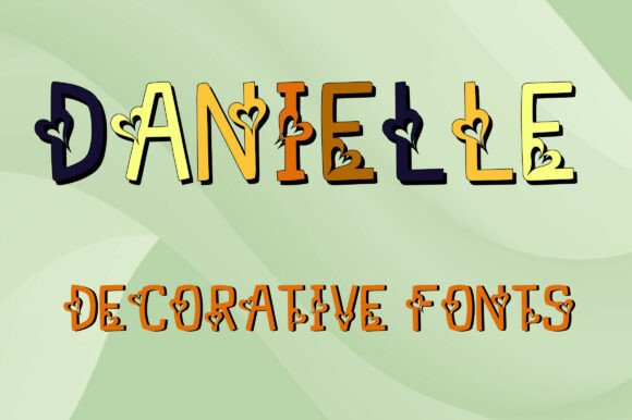 DANIELLE: The Handcrafted Font That Brings Whimsy and Personality to Your Designs