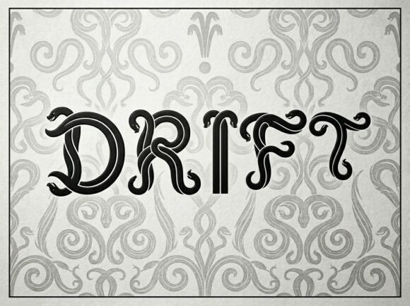 Drift: How This Serpentine Display Font Captures Ancient Power