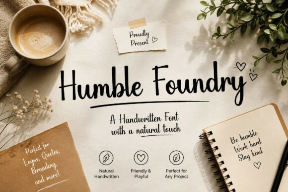 Humble Foundry: Elevating Design with Handwritten Elegance