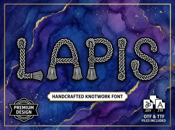 Lapis Font: Evaluating a Display Typeface for Nautical and Celtic-Inspired Design