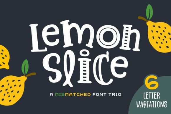 Lemon Slice: A Playful Display Font for Bold, Creative Projects
