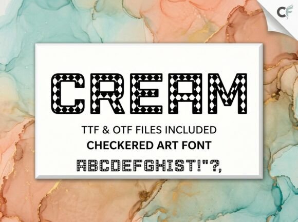 Make a Winning Move with Cream: A Bold Display Typeface