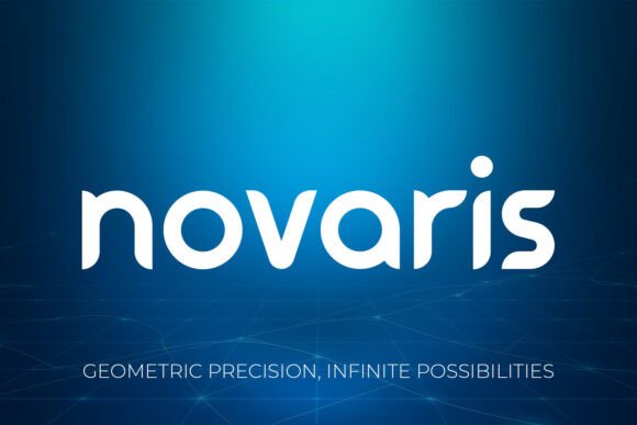 Novaris: The Premium Geometric Sans-Serif Bridging Futuristic Tech and Natural Branding
