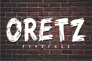 Oretz: Unleashing Creative Authenticity with a Brush Stroke Font