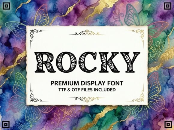 Rocky: A Display Font That Demands Your Attention
