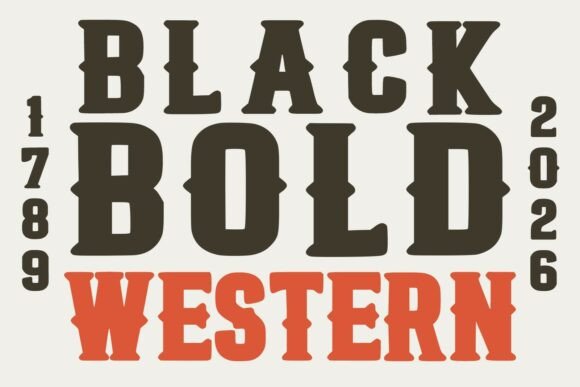 Unlocking the Rugged Charm of the Black Bold Western Font